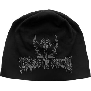 Cradle Of Filth Unisex Valkyrie Sigil JD Print Black Beanie Hat