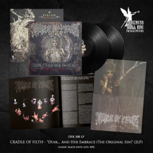 Cradle Of Filth - DUSK AND HER EMBRACE (THE ORIGINAL SIN) (BLACK VINYL) Vinyl Double Album