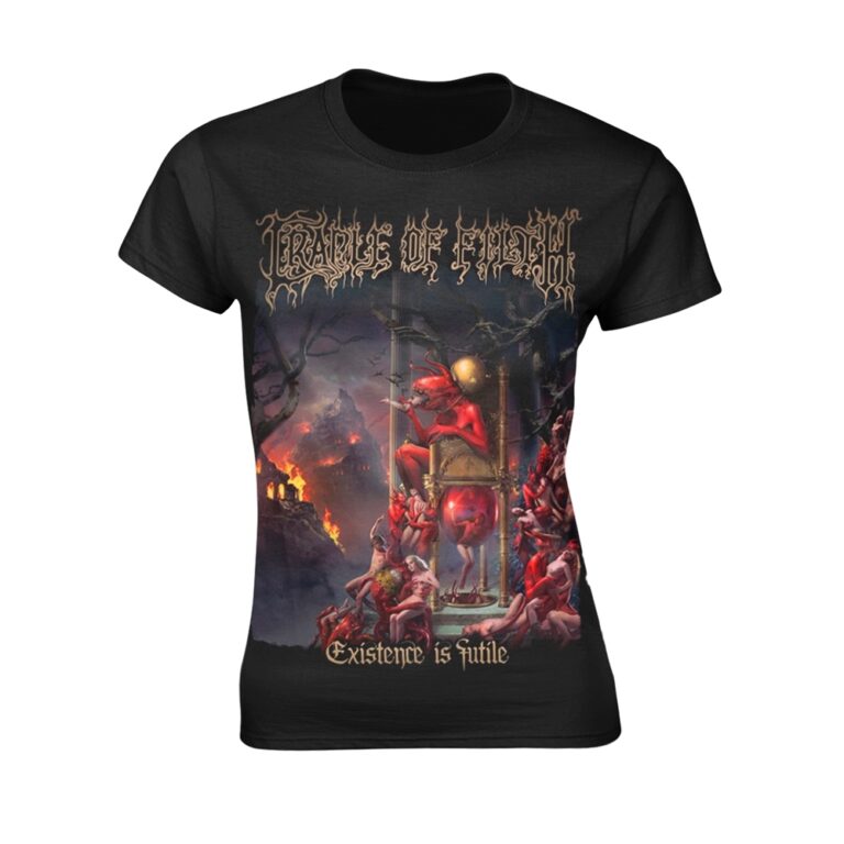 Cradle Of Filth – Existence (all Existence) Front / Back Print Ladies T-Shirt