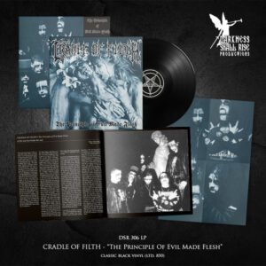 Cradle Of Filth - THE PRINCIPLE OF EVIL MADE FLESH (BLACK VINYL) Vinyl LP