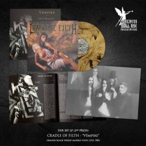 Cradle Of Filth - VEMPIRE, OR DARK FAERYTALES IN PHALLUSTEIN (ORANGE/BLACK WHEAT MARBLE) Vinyl LP