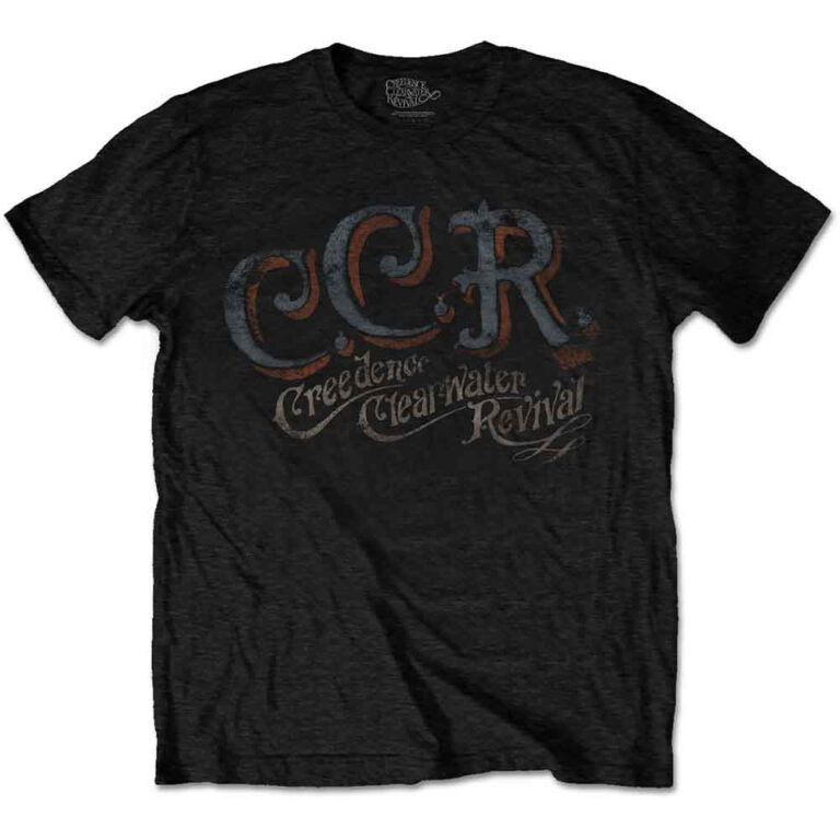 Creedence Clearwater Revival CCR Black T-Shirt