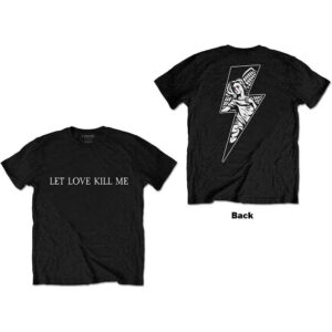 Creeper Let Love Kill Me Black Back Print T-Shirt