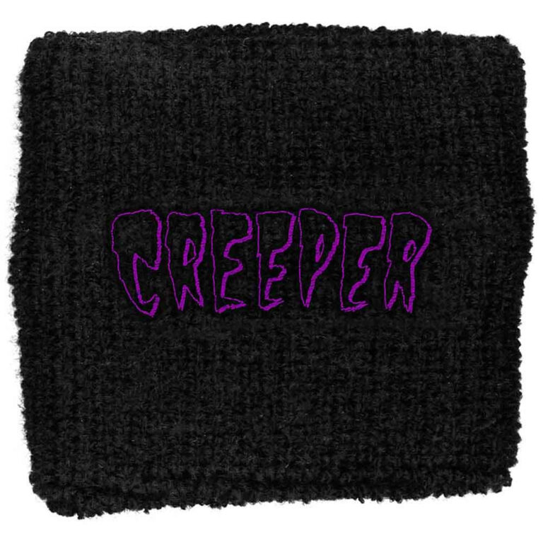 Creeper Embroidered Wristband: Logo Embroidered Wristband