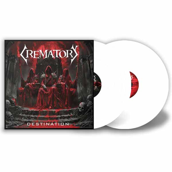 Crematory – DESTINATION (2LP SOULLESS WHITE BLOSSOM  VINYL) Vinyl Double Album
