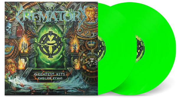 Crematory – GREATEST HITS (2LP NEON GREEN VINYL – ENGLISH HYMNS) Vinyl Double Album