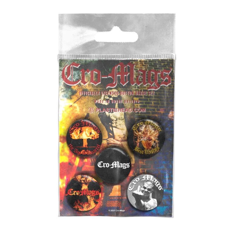 Cro-Mags – CRO-MAGS BUTTON BADGE SET