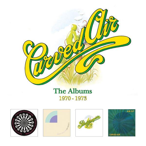 Curved Air – THE ALBUMS 1970-1973 – 4CD REMASTERED CLAMSHELL BOXSET Compact Disc – 4 CD Box Set