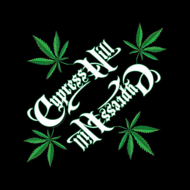 Cypress Hill Logo/Leaf Black Bandana