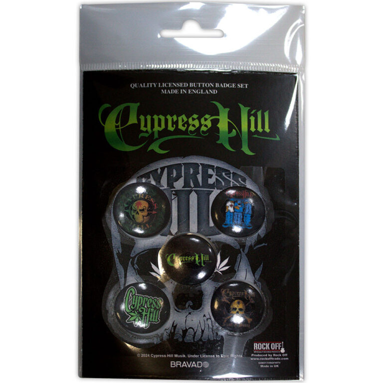 Cypress Hill Logos Badge Pack