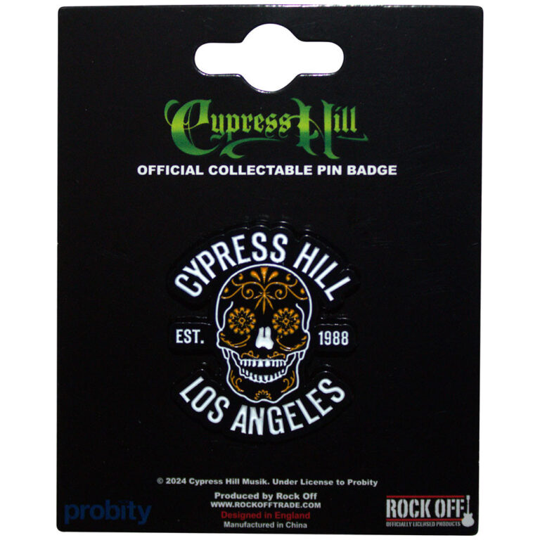 Cypress Hill Los Angeles 1988 Pin Badge