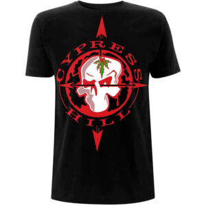 Cypress Hill Skull Compass Black T-Shirt