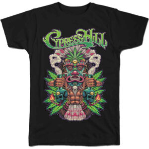 Cypress Hill Tiki Time Black T-Shirt