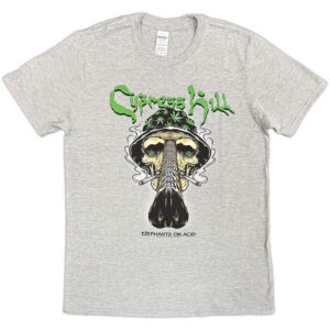 Cypress Hill Skull Bucket Grey T-Shirt