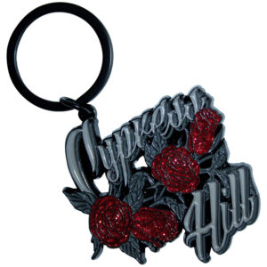 Cypress Hill Roses Logo Keychain