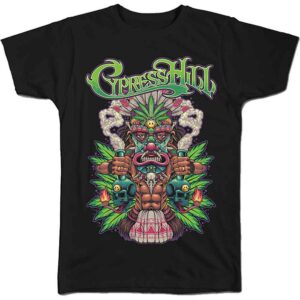 Cypress Hill Tiki Time Black T-Shirt