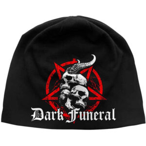 Dark Funeral Unisex Skulls & Pentagram Black Beanie Hat