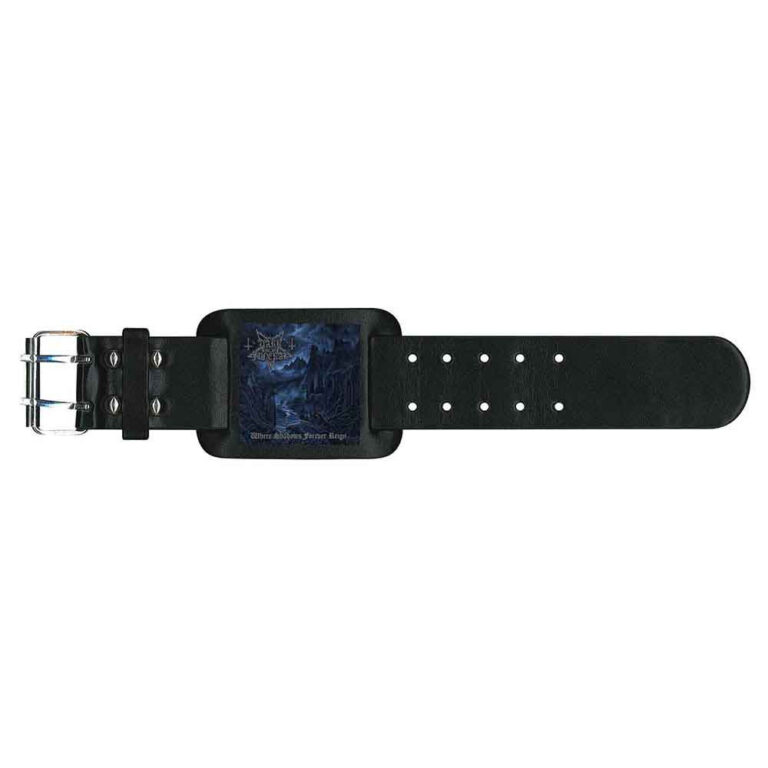 Dark Funeral Where Shadows Forever Reign Leather Wrist Strap