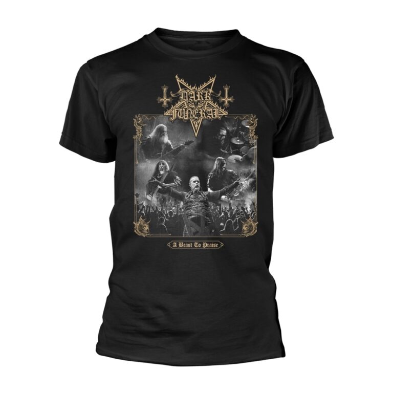 Dark Funeral – A Beast To Praise (gold) Front / Back Print T-Shirt