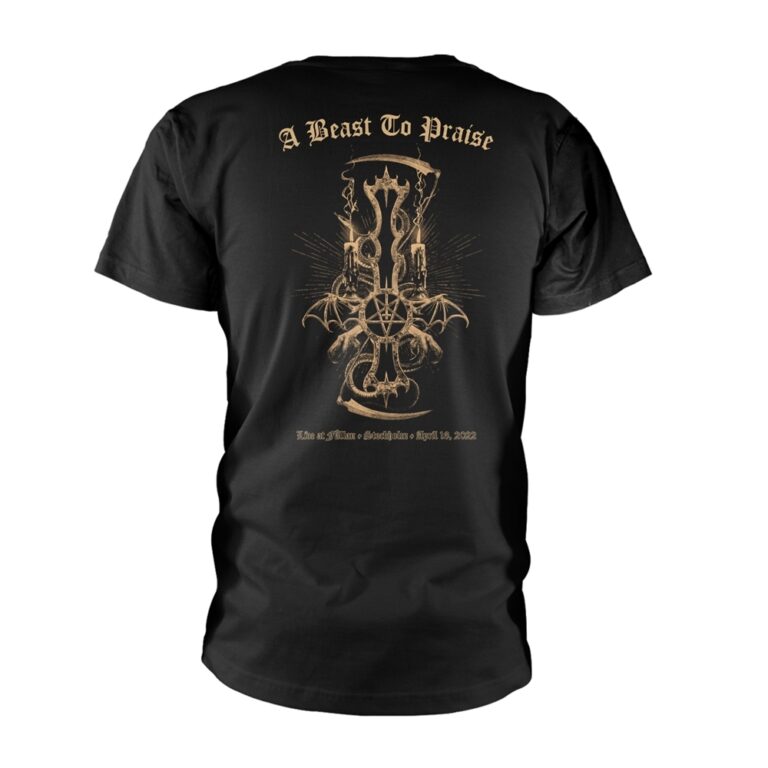 Dark Funeral – A Beast To Praise (gold) Front / Back Print T-Shirt