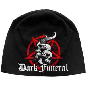 Dark Funeral Unisex Skulls & Pentagram Black Beanie Hat