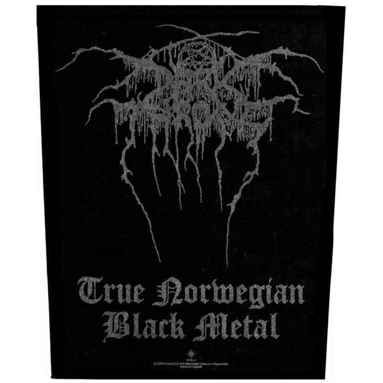 Darkthrone True Norwegian Black Metal Back Patch