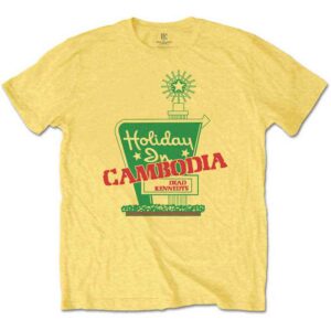 Dead Kennedys Holiday in Cambodia Daisy Yellow T-Shirt