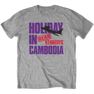 Dead Kennedys Holiday Plane Grey T-Shirt