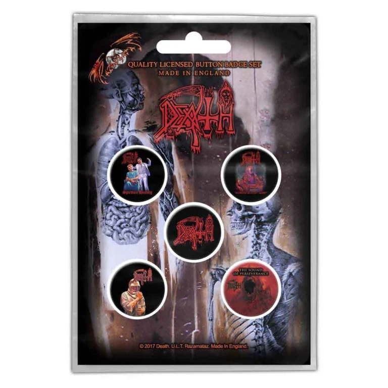 Death Albums Badge Pack