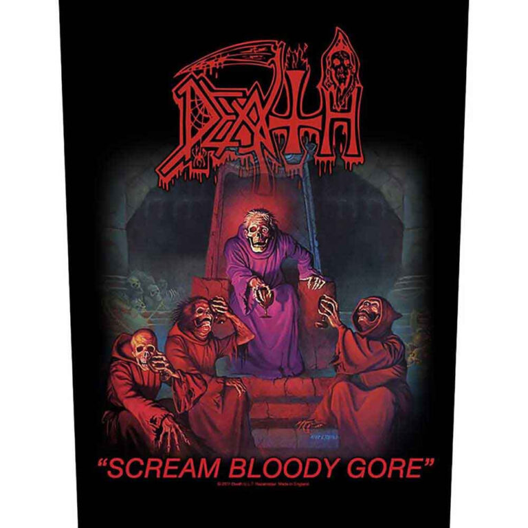 Death Scream Bloody Gore Back Patch