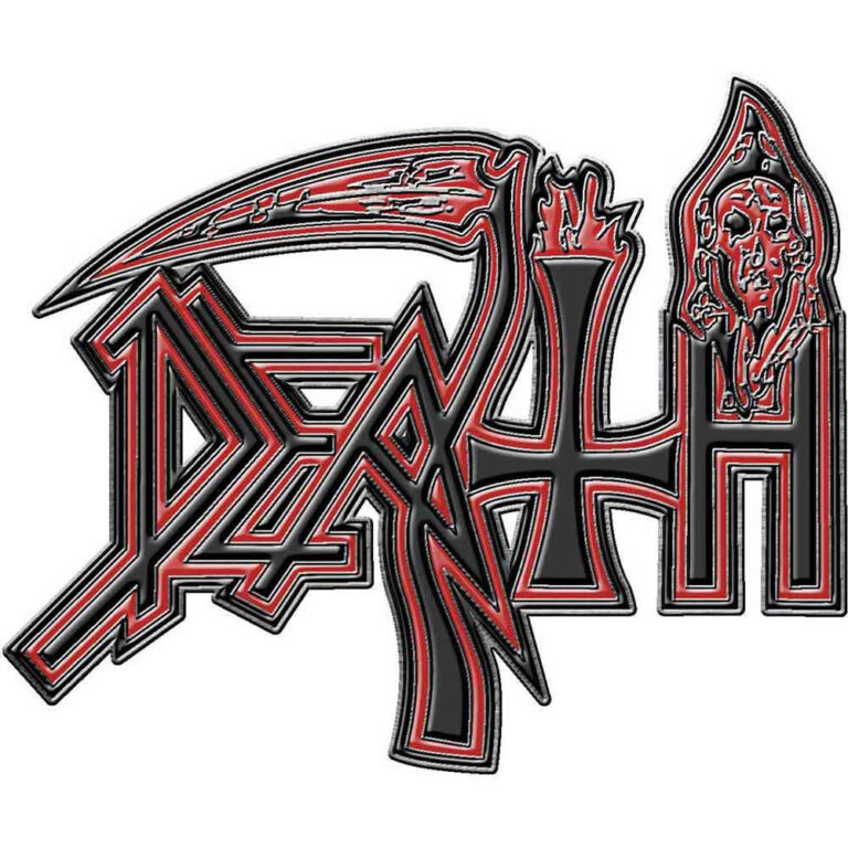 Death Human Logo Pin Badge