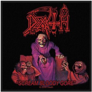 Death Scream Bloody Gore Standard Woven Patch