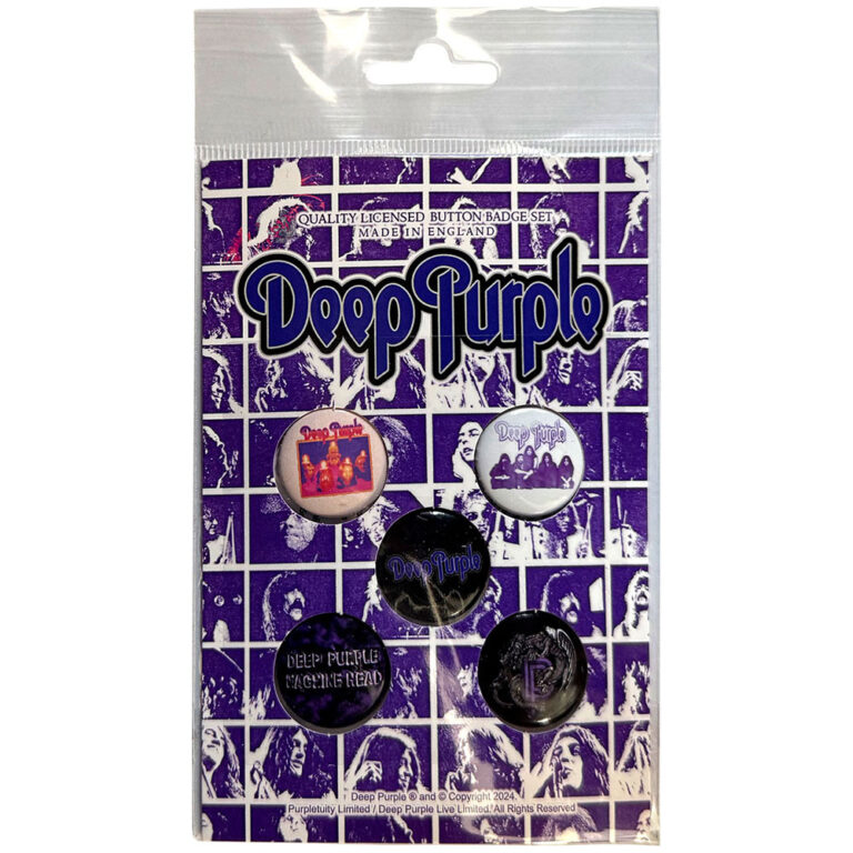 Deep Purple Logo Badge Pack