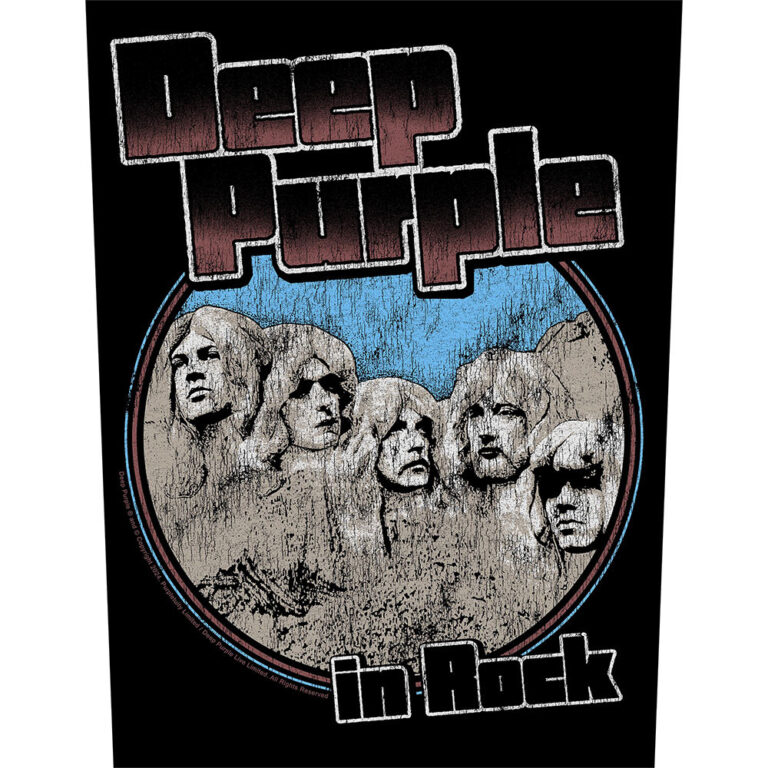 Deep Purple In Rock Back Patch
