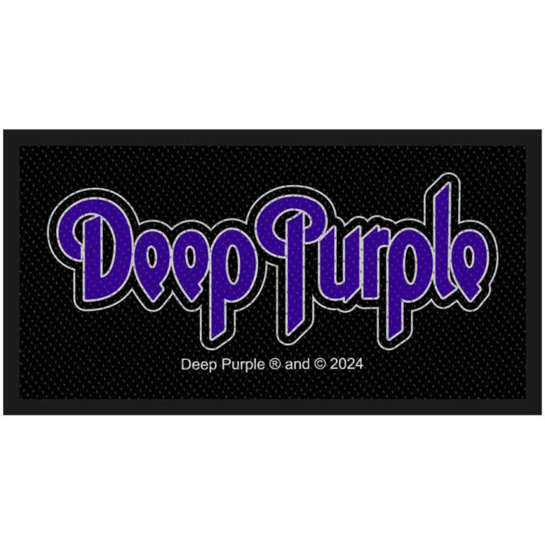 Deep Purple Logo Woven Patch