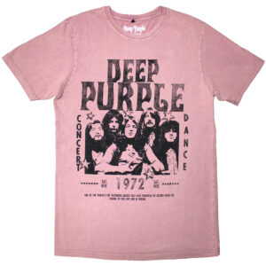 Deep Purple 1972 Concert Kashmir Red T-Shirt