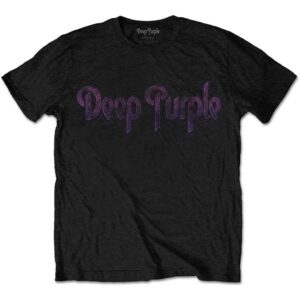 Deep Purple Vintage Logo Black T-Shirt