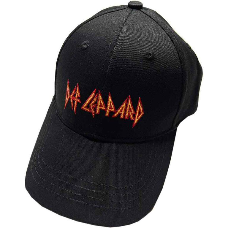 Def Leppard Text Logo Baseball Cap