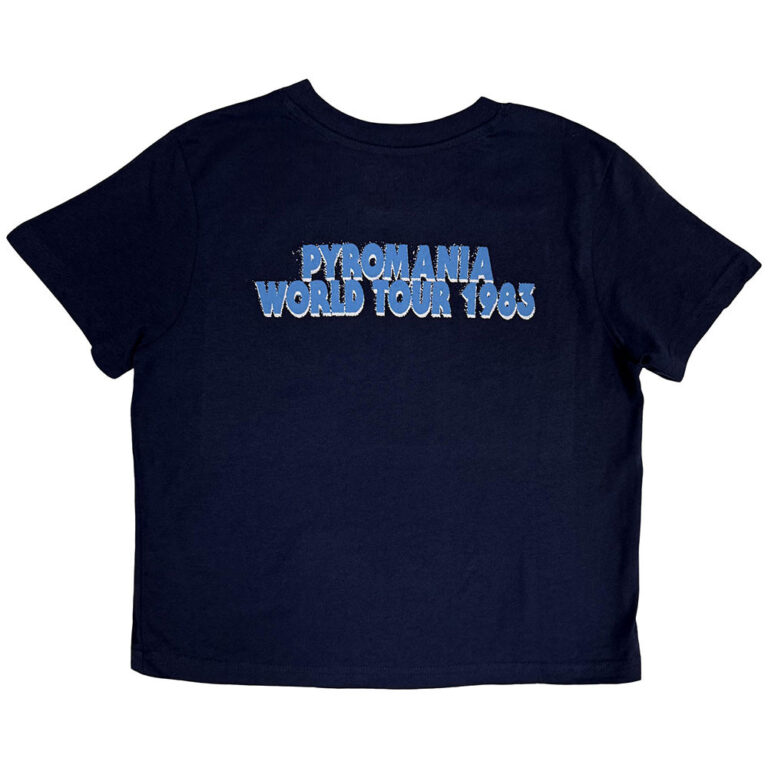 Def Leppard Pyro Tour Ladies Crop Top