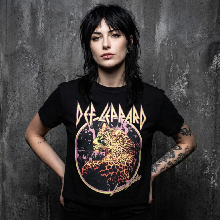 Def Leppard Love Bites Ladies Crop Top