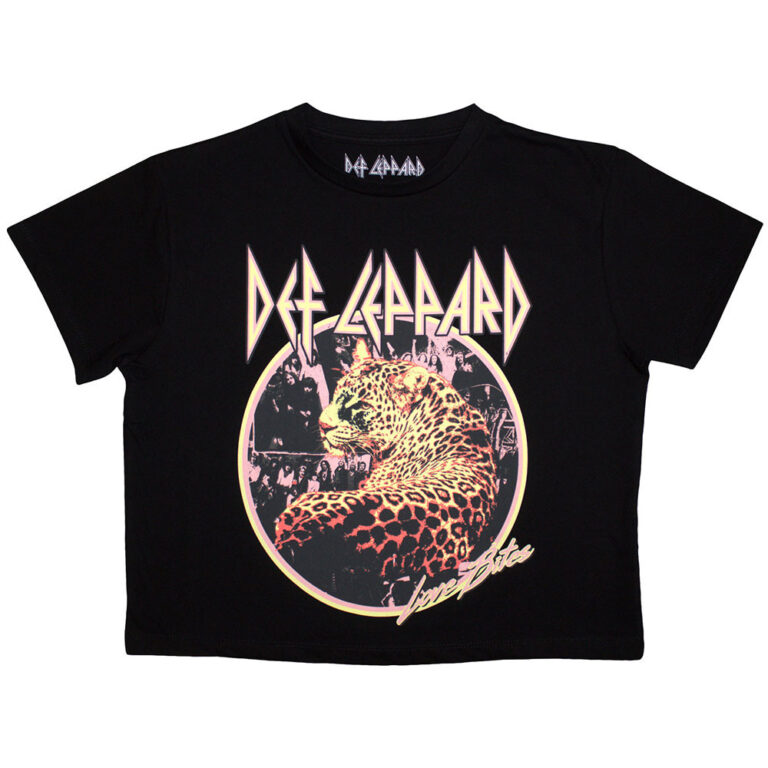 Def Leppard Love Bites Ladies Crop Top