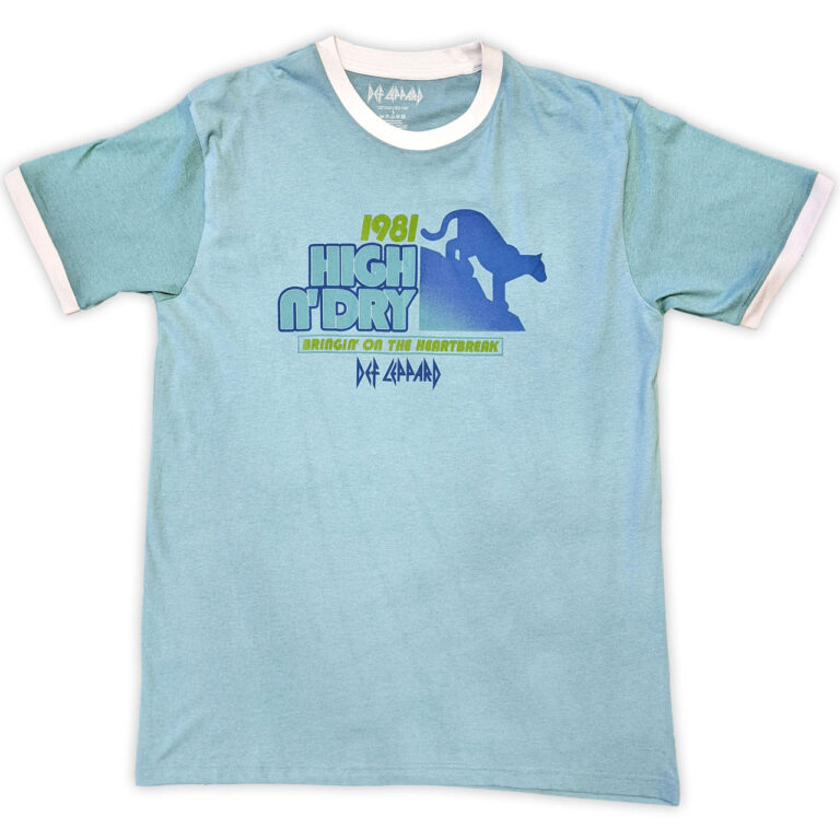Def Leppard High N’ Dry Ringer T-Shirt