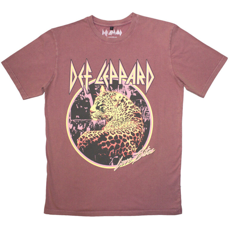 Def Leppard Love Bites (Kashmir Red) T-Shirt