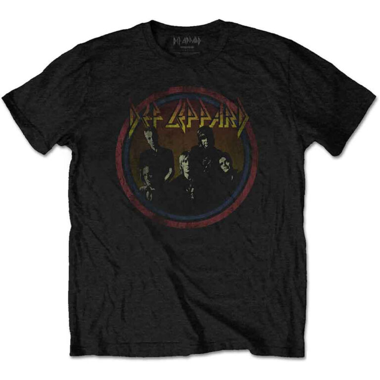 Def Leppard Vintage Circle T-Shirt