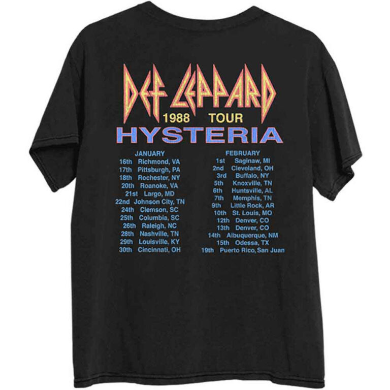 Def Leppard Hysteria ’88 T-Shirt