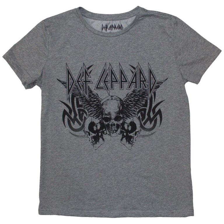 Def Leppard Tribal Skull Ladies T-Shirt