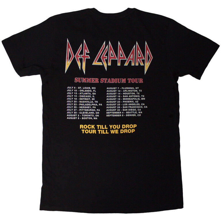 Def Leppard Summer Stadium Tour T-Shirt
