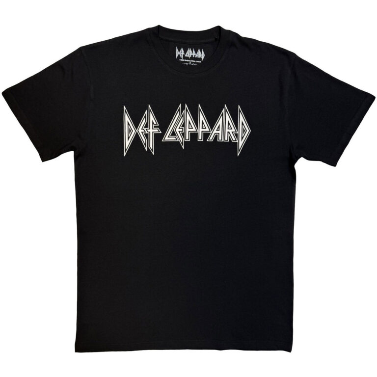 Def Leppard Logo Mono T-Shirt
