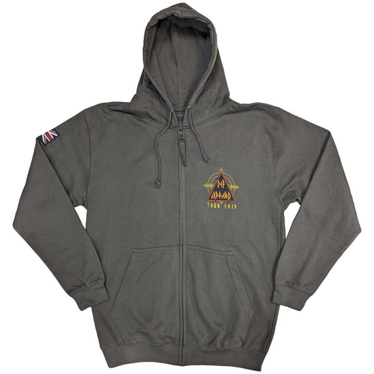Def Leppard Logo Tour 2019 Zip Hoodie