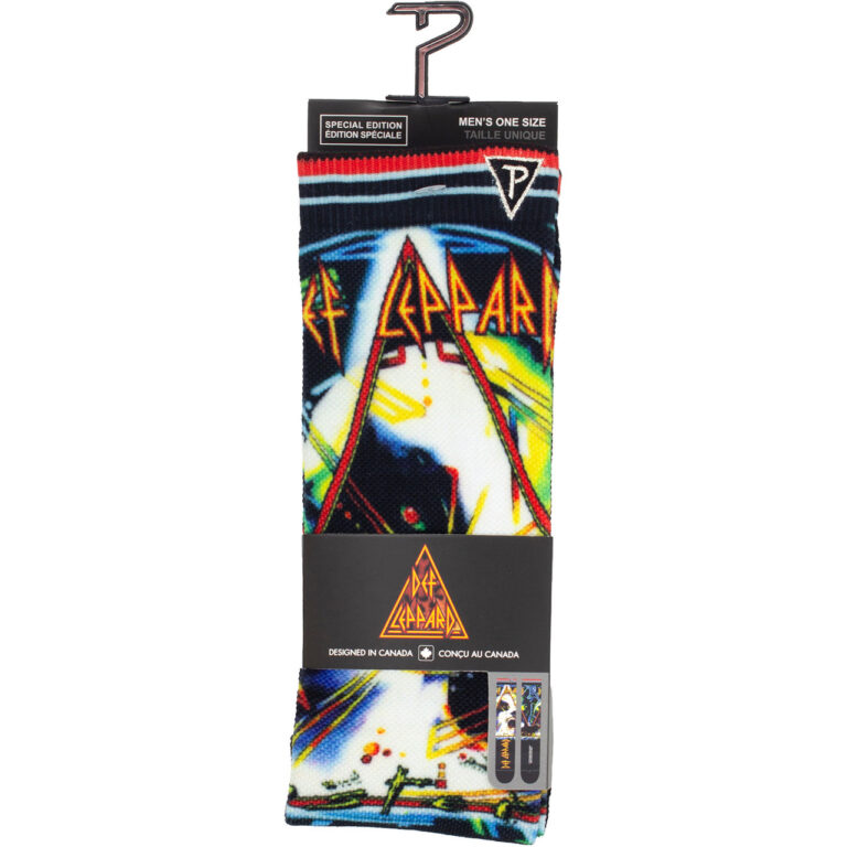 Def Leppard Hysteria Sublimation (Black) (UK Size 6.5 – 11) Crew Socks